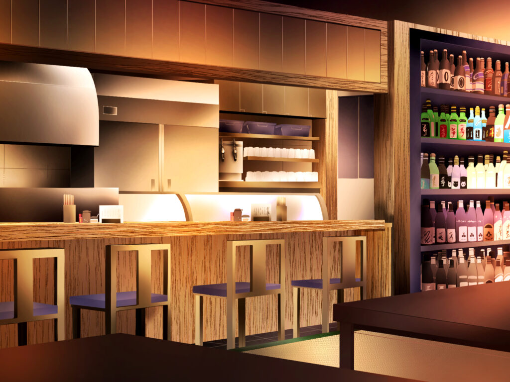 背景　居酒屋